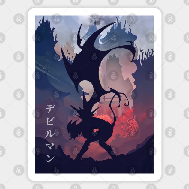 Devilman Cry Baby Anime Magnet by The Artz